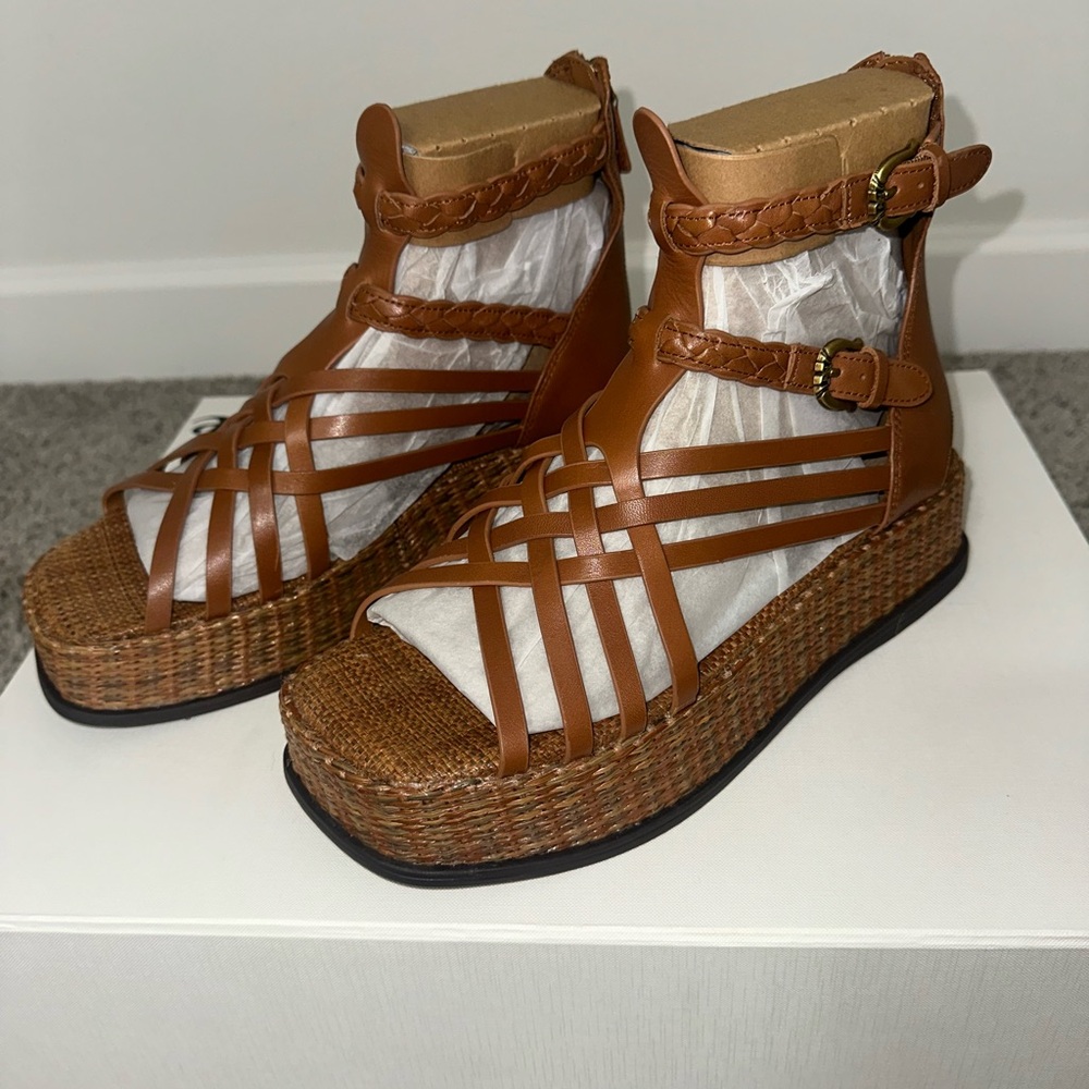 Sam Edelman Strappy Wedge Sandals